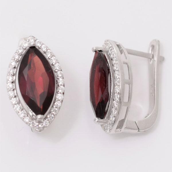 Серьги 2405935914  из серебра 925 пробы