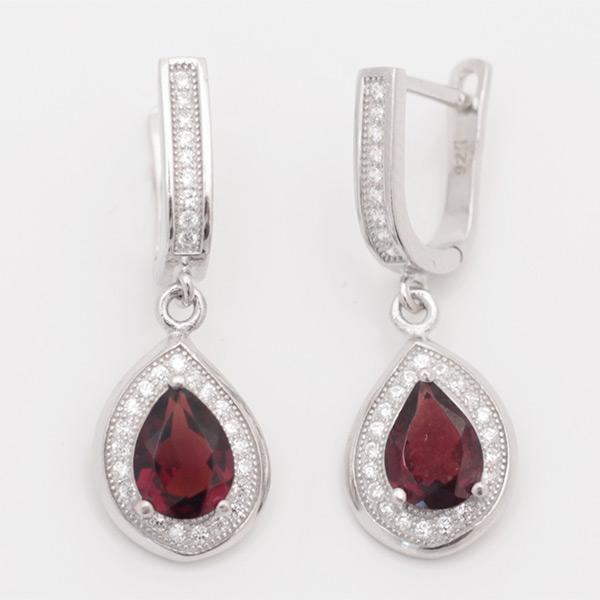 Серьги 2405936009  из серебра 925 пробы