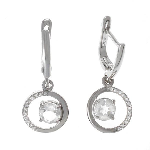 Серьги 2405936440  из серебра 925 пробы