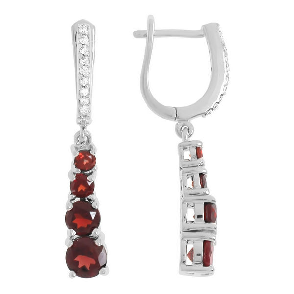 Серьги 2405937003  из серебра 925 пробы