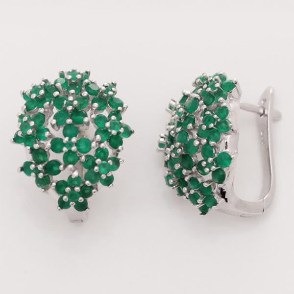 Серьги 2416930157  из серебра 925 пробы